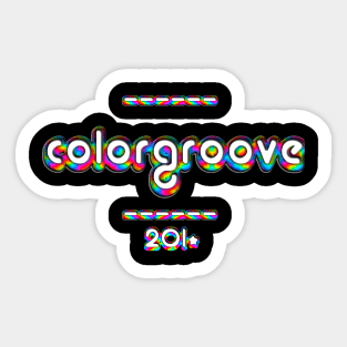 2010 ColorGroove Retro-Rainbow-Tube nostalgia (tf) Sticker